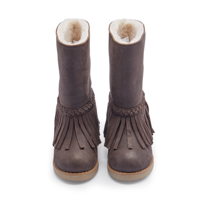 Daffy Boots | Dark Brown Leather
