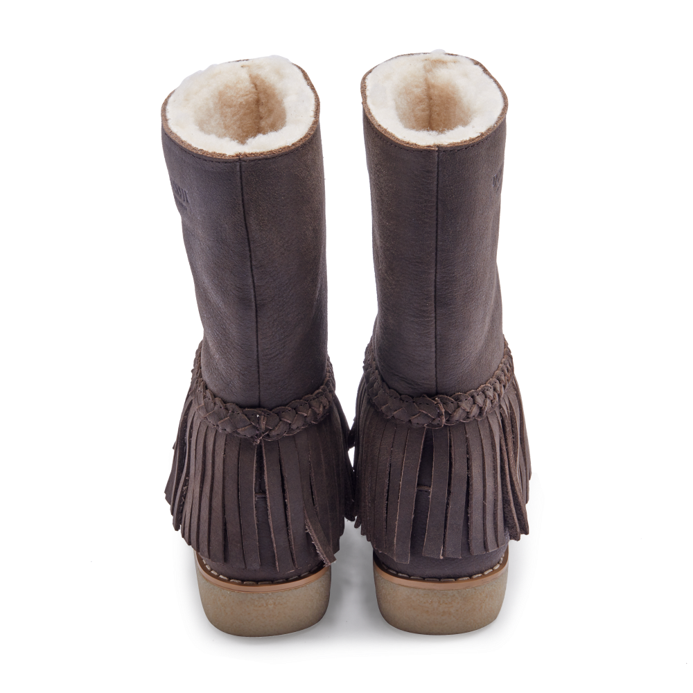 Daffy Boots | Dark Brown Leather