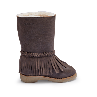Daffy Boots | Dark Brown Leather