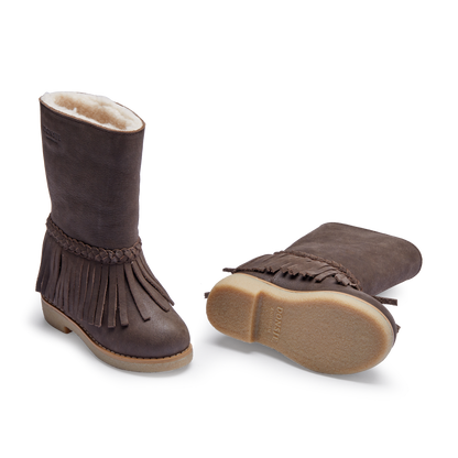 Daffy Boots | Dark Brown Leather