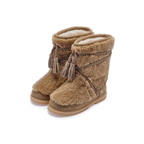 Myril Boots | Stone Sheep Wool