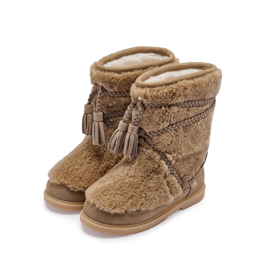 Myril Boots | Stone Sheep Wool