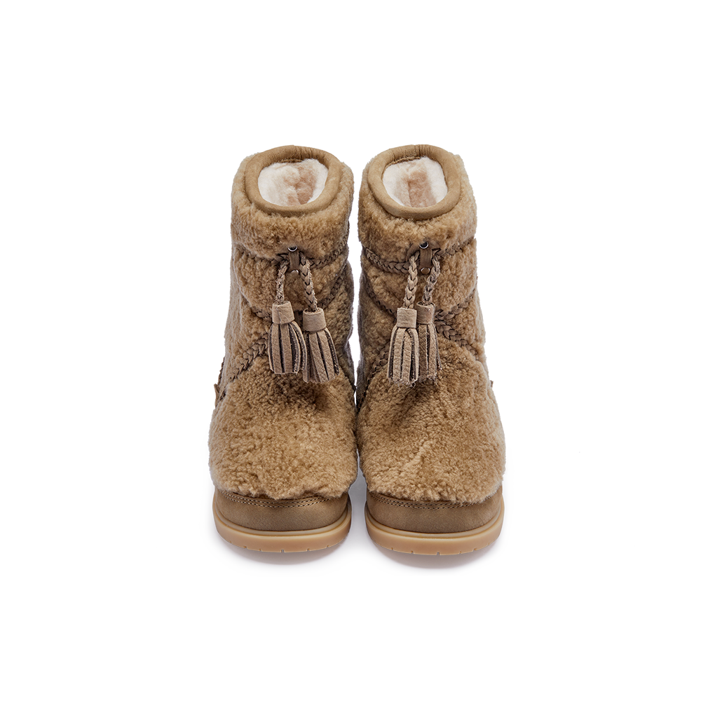 Myril Boots | Stone Sheep Wool