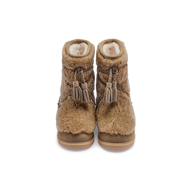 Myril Boots | Stone Sheep Wool