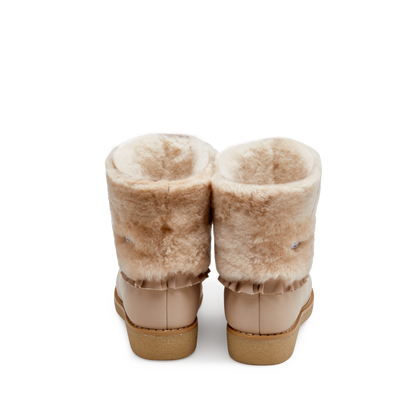 Rosalen Boots | Light Beige Sheep Wool