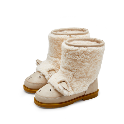 Wadou Boots | Lammy | Off White Curly Sheep Wool