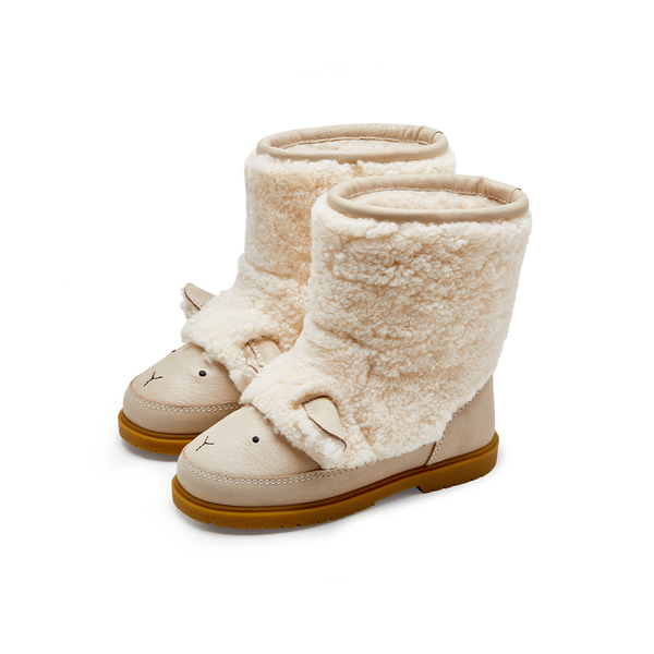 Wadou Boots | Lammy | Off White Curly Sheep Wool