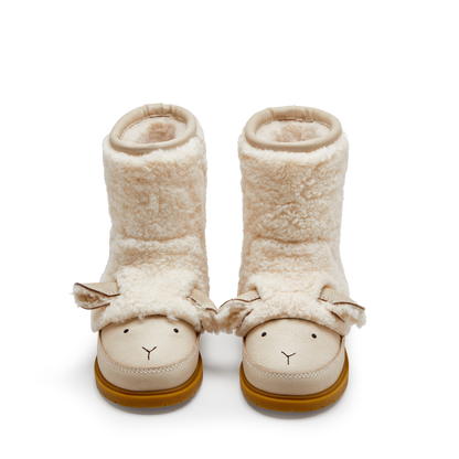 Wadou Boots | Lammy | Off White Curly Sheep Wool