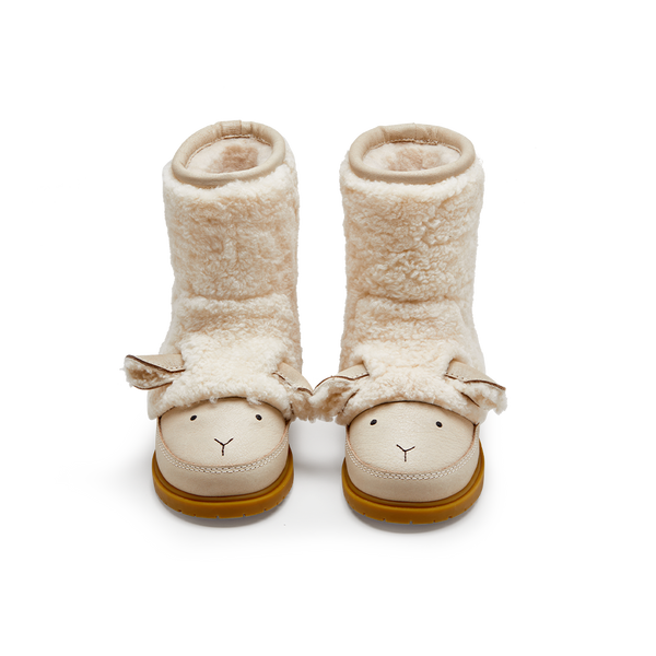 Wadou Boots | Lammy | Off White Curly Sheep Wool
