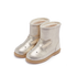 Xelly Boots | Bunny | Silver Metallic Leather