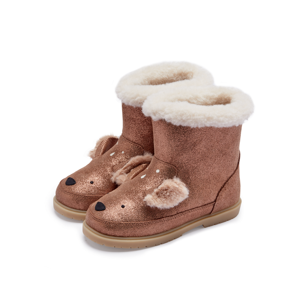 Eloniek Boots | Deer | Bronze Metallic Leather