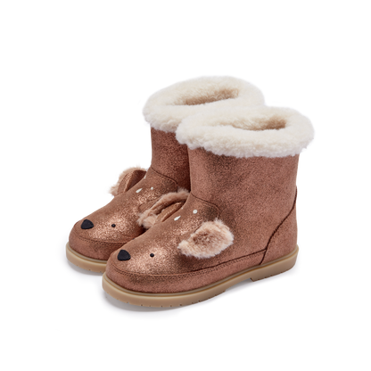 Eloniek Boots | Deer | Bronze Metallic Leather