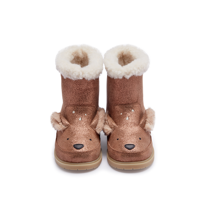Eloniek Boots | Deer | Bronze Metallic Leather