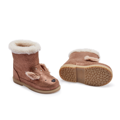 Eloniek Boots | Deer | Bronze Metallic Leather
