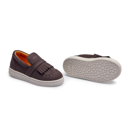 Emett Loafers | Dark Brown Nubuck