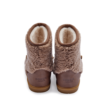 Kirfi Boots | Stag | Chestnut Curly Sheep Wool