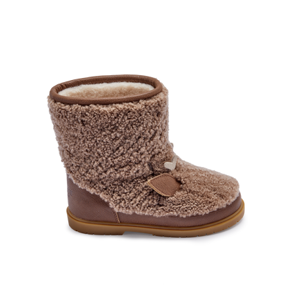 Kirfi Boots | Stag | Chestnut Curly Sheep Wool