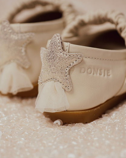 Lauran Ballerinas | Shooting Star | Cream Sheep Leather