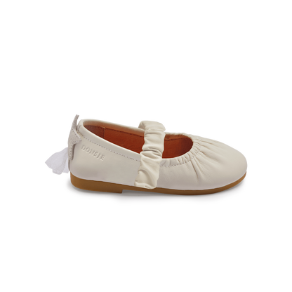 Lauran Ballerinas | Shooting Star | Cream Sheep Leather