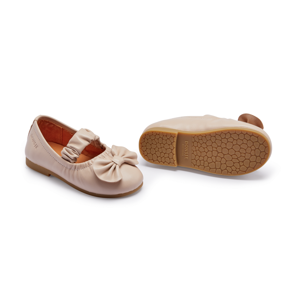 Mylah Ballerinas | Light Rose Sheep Leather
