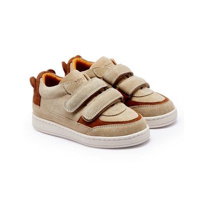 Rinou Sneakers | Bear | Taupe Suede