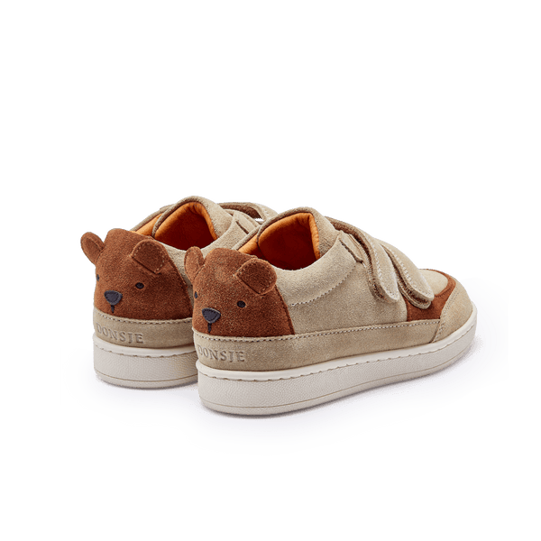 Rinou Sneakers | Bear | Taupe Suede