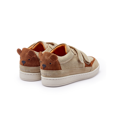 Rinou Sneakers | Bear | Taupe Suede