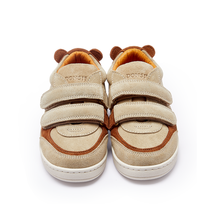 Rinou Sneakers | Bear | Taupe Suede