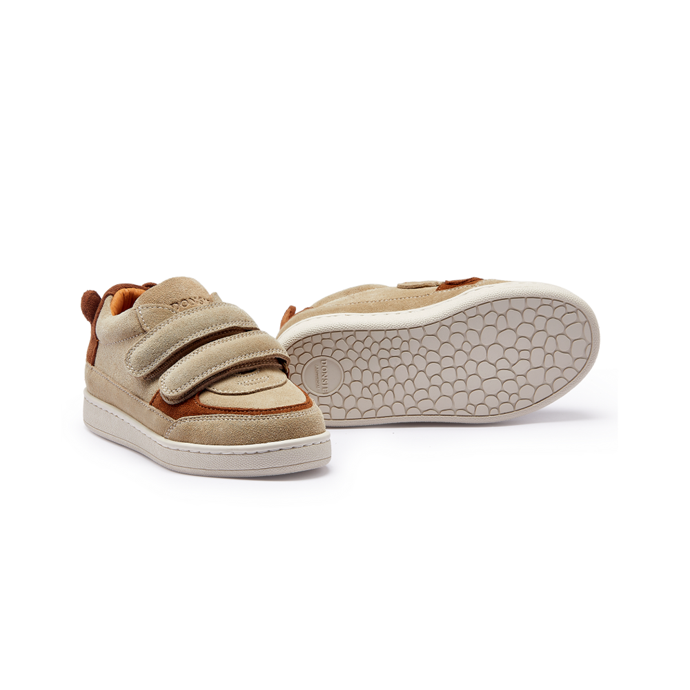 Rinou Sneakers | Bear | Taupe Suede