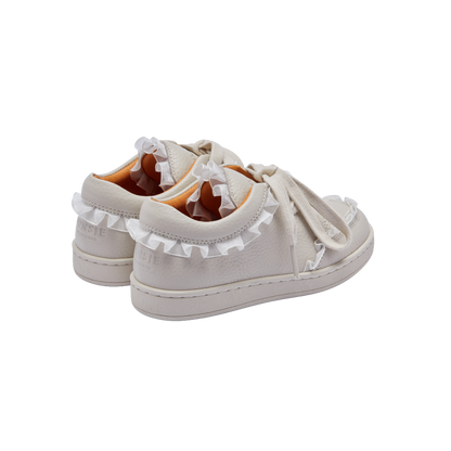 Lisel Sneakers | Off White Leather