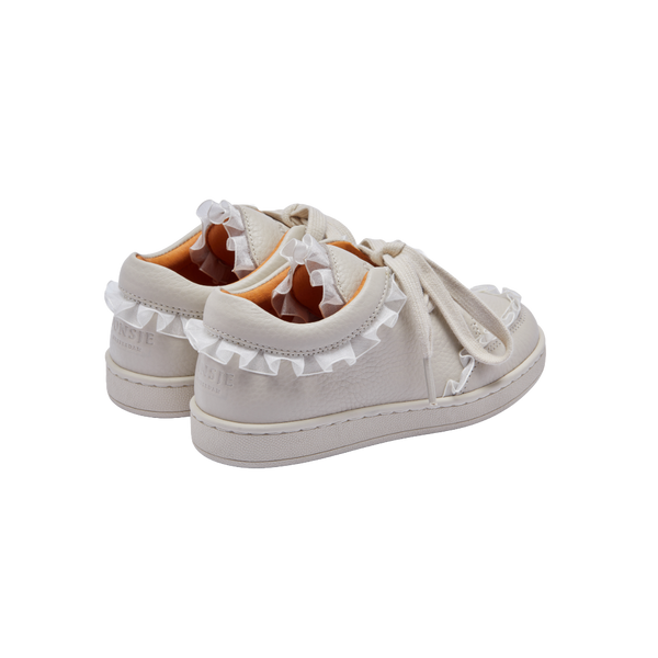 Lisel Sneakers | Off White Leather