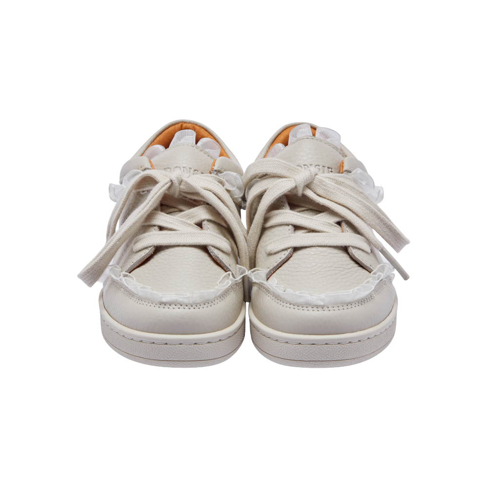 Lisel Sneakers | Off White Leather