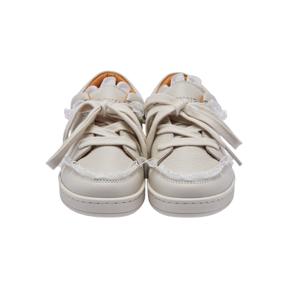 Lisel Sneakers | Off White Leather