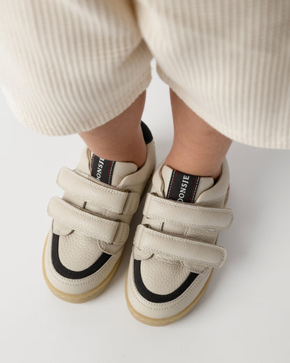 Ronan Sneakers | Off White Leather