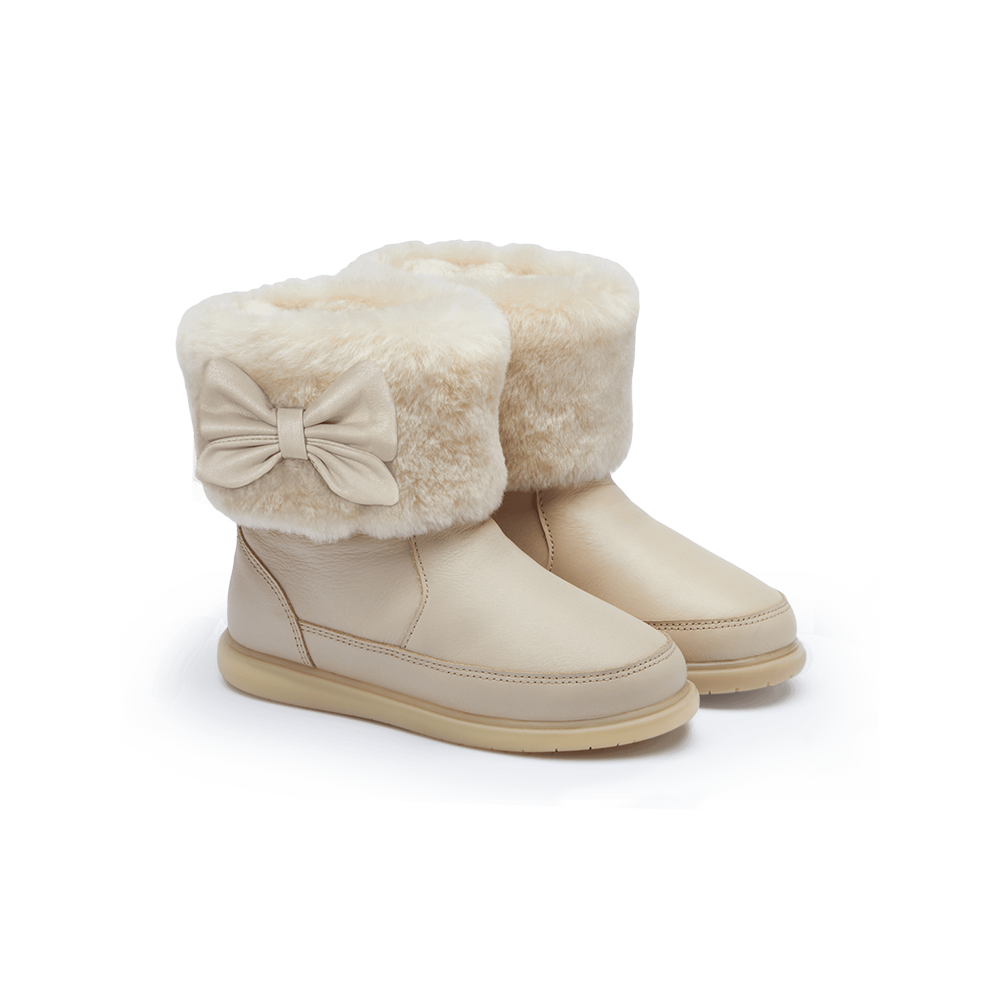 Amarai Boots | Ivory Leather