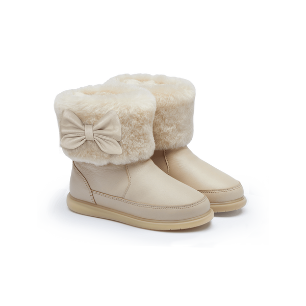 Amarai Boots | Ivory Leather