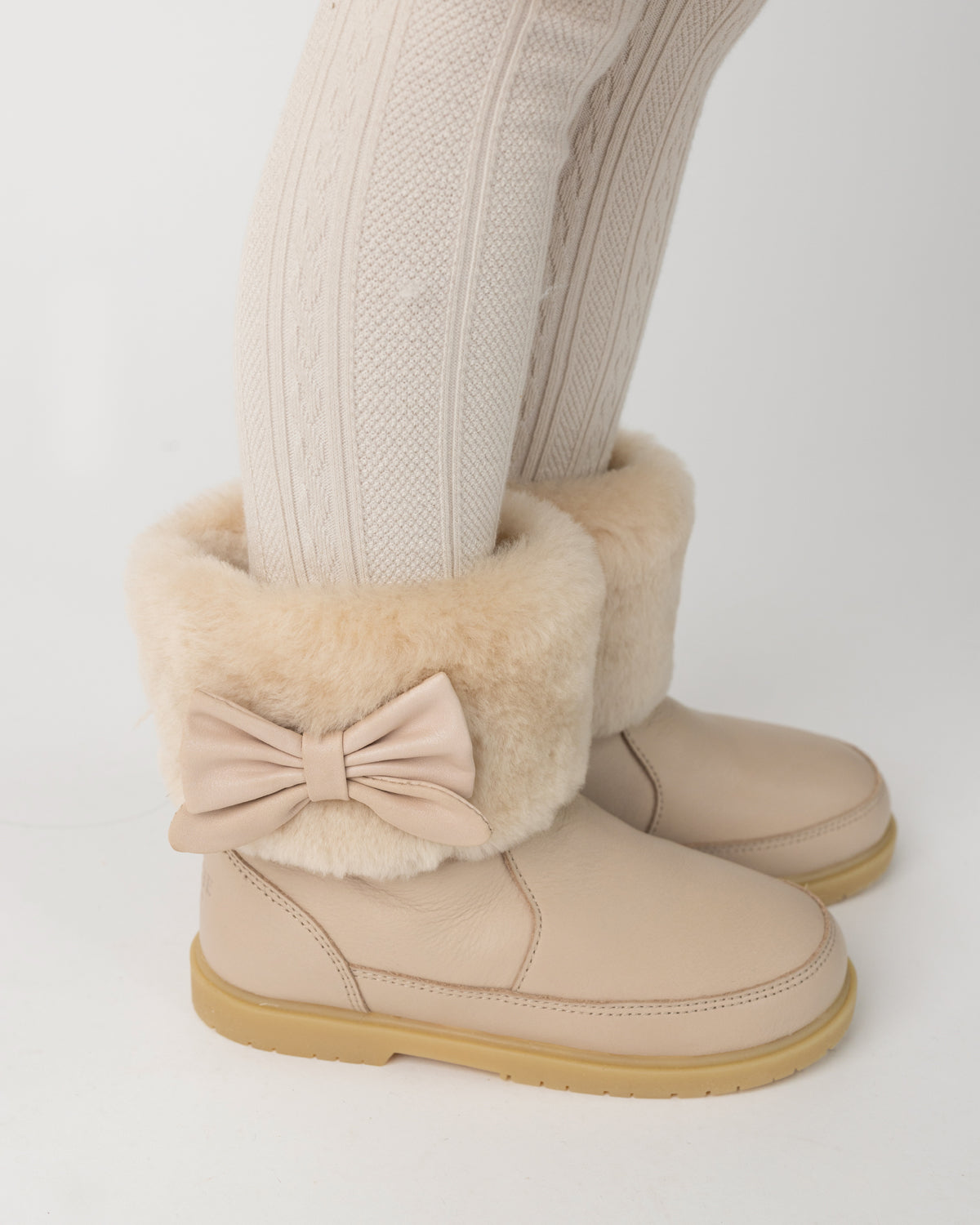 Amarai Boots | Ivory Leather