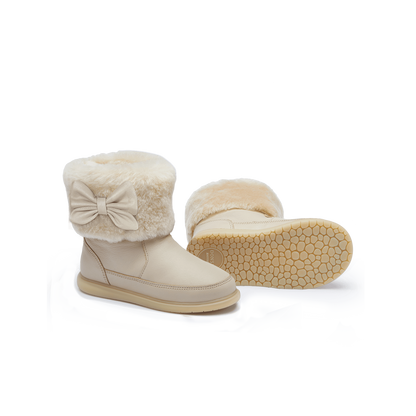 Amarai Boots | Ivory Leather