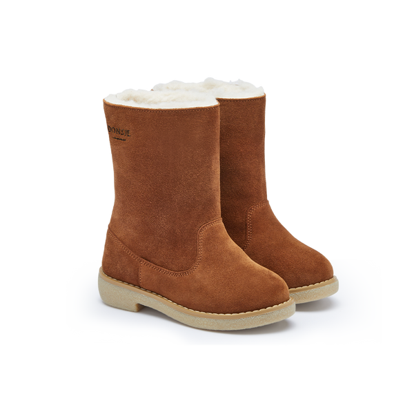 Aniq Boots | Cognac Suede