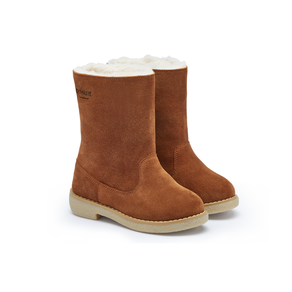Aniq Boots | Cognac Suede