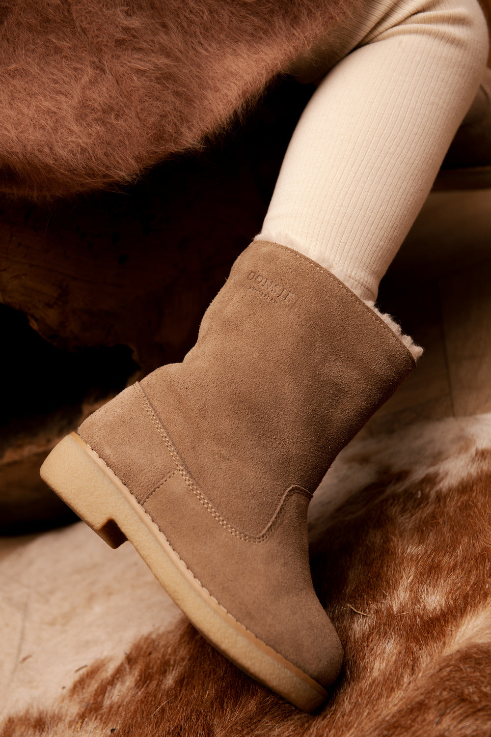 Aniq Boots | Cognac Suede