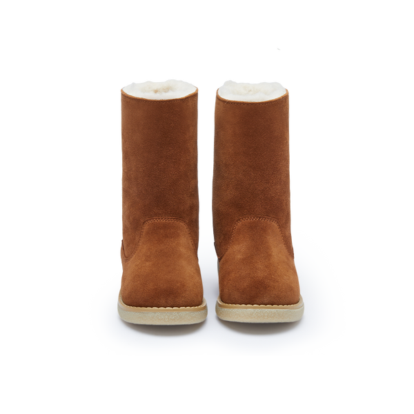 Aniq Boots | Cognac Suede