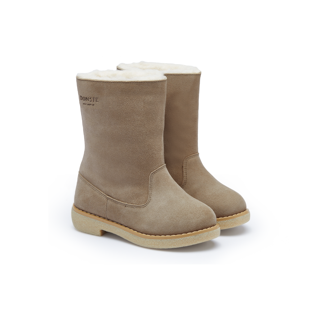 Aniq Boots | Taupe Suede