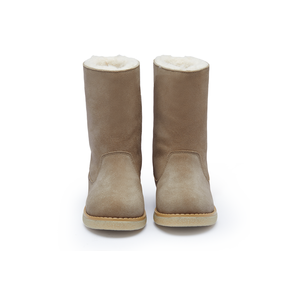 Aniq Boots | Taupe Suede