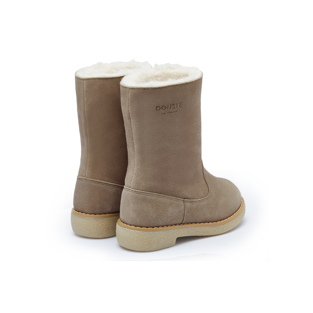 Aniq Boots | Taupe Suede