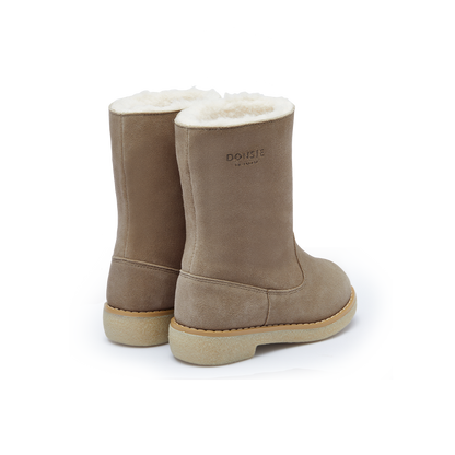 Aniq Boots | Taupe Suede