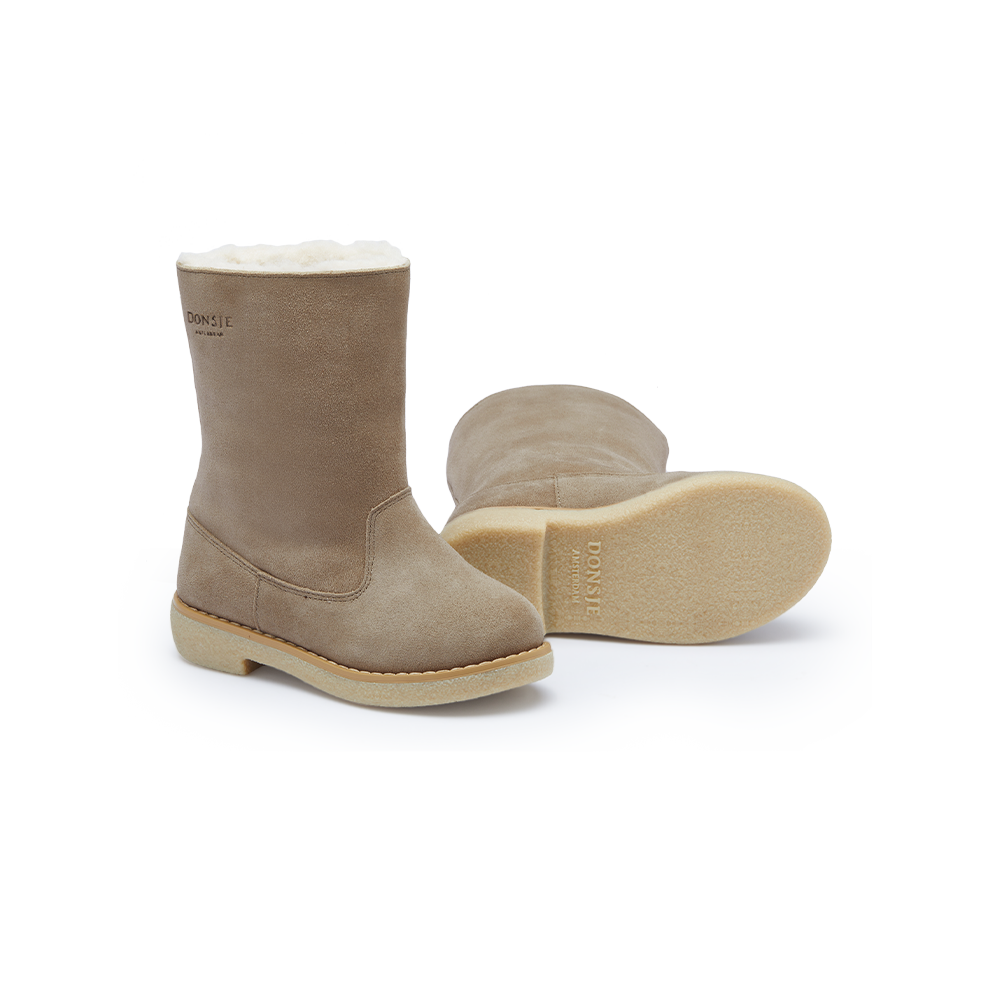 Aniq Boots | Taupe Suede