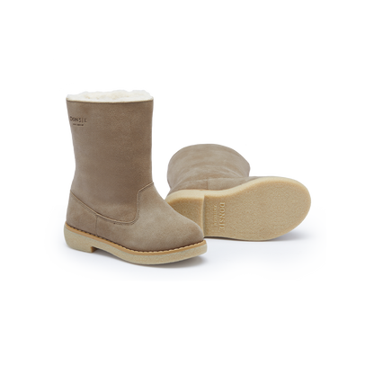 Aniq Boots | Taupe Suede