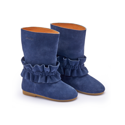 Charlodi Boots | Blue Marine Suede