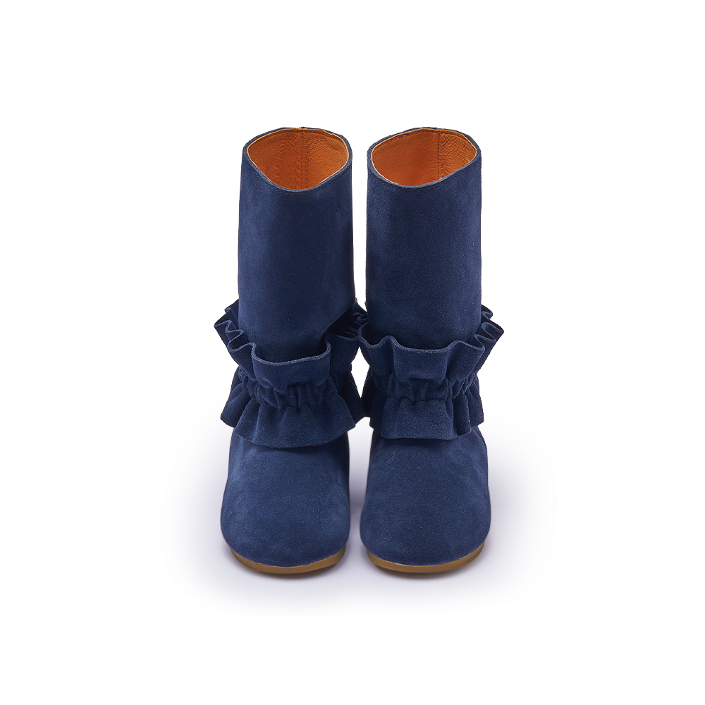 Charlodi Boots | Blue Marine Suede
